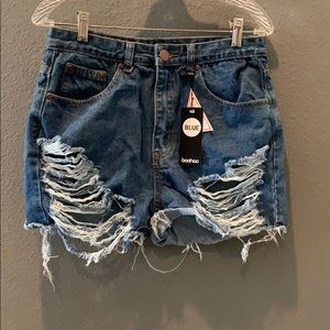 High Waist Denim Shorts